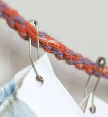 Book Pages dry on a clothesline