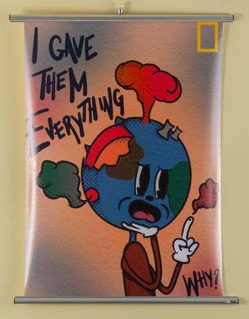 full color graphic illustration call to action 