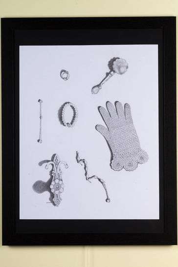 arrangement of antique objects