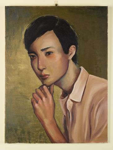 The artists dad's portrait